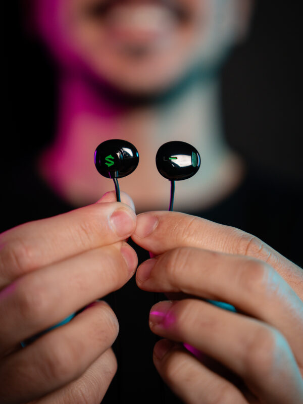 Casti Black Shark cu fir 3.5mm